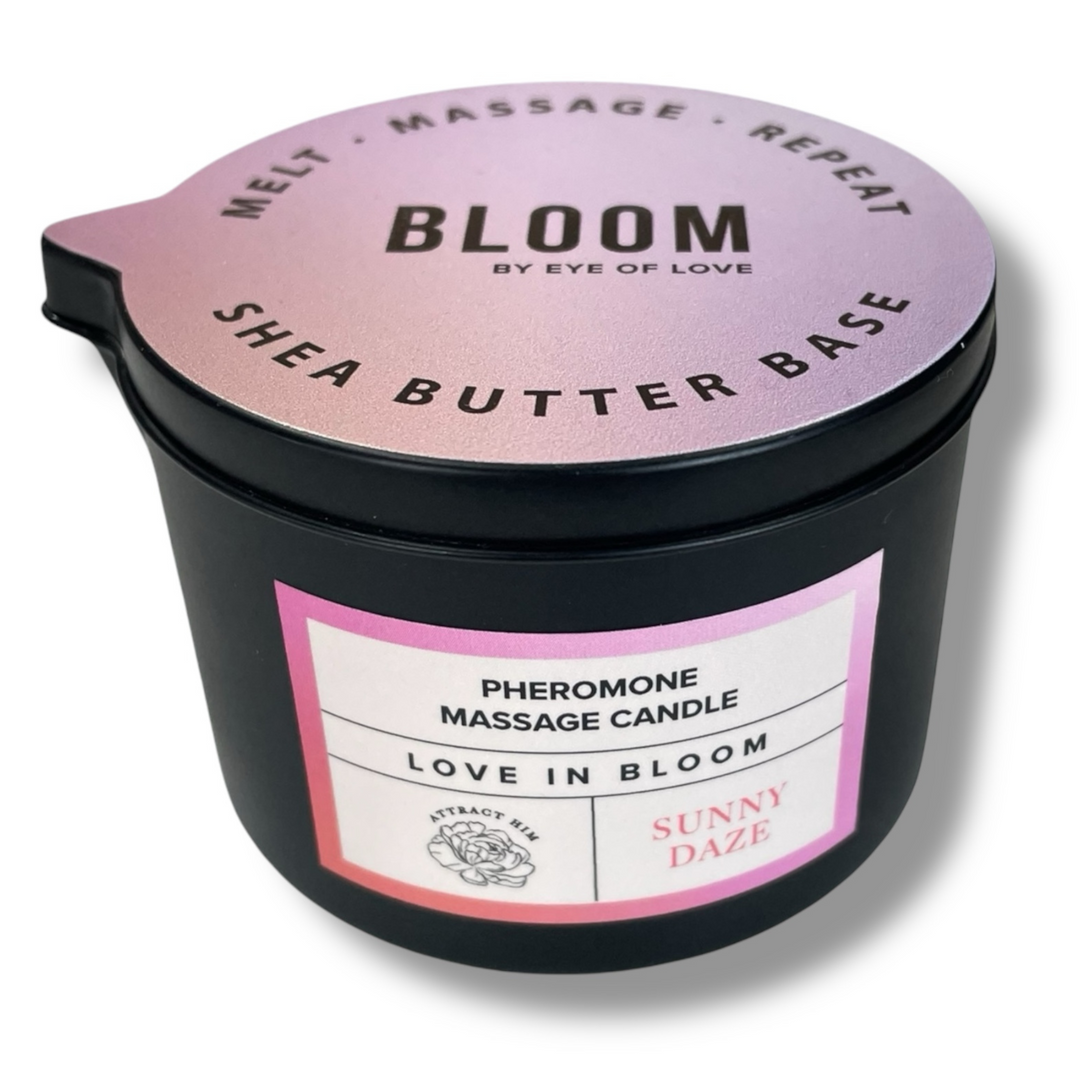 Bloom Sunny Daze Pheromone Massage Candle