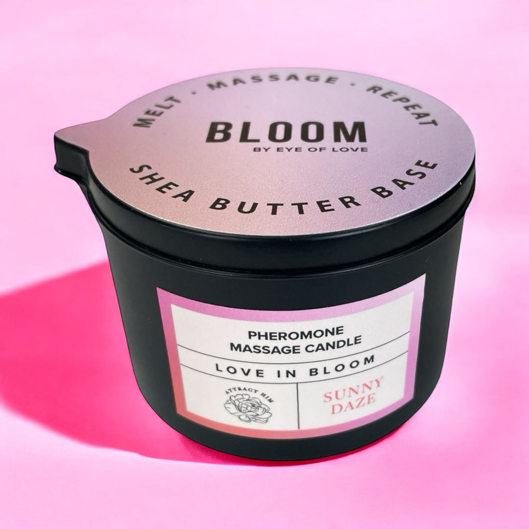 Bloom Sunny Daze Pheromone Massage Candle